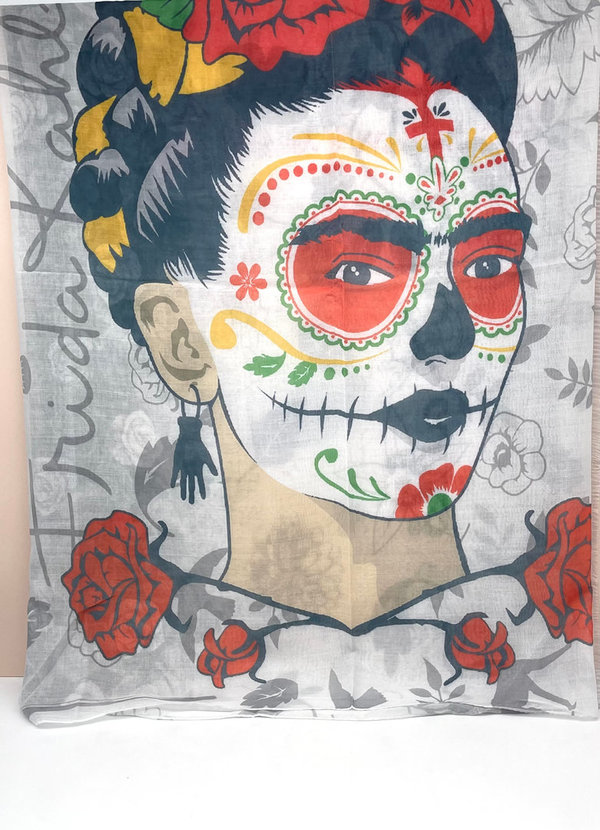 Pañuelo Para Tipo Pasmina  Frida Kahlo